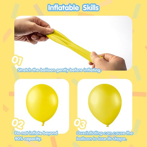 JOYIN 150 Pcs White Balloons, Different Sizes 18 12 10 5 Inch White Latex Balloon Arch Kit with Instruction for Birthday Party Graduation Wedding Holiday Decoration in Saudi Arabia