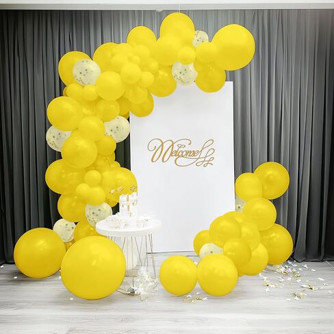 JOYIN 150 Pcs White Balloons, Different Sizes 18 12 10 5 Inch White Latex Balloon Arch Kit with Instruction for Birthday Party Graduation Wedding Holiday Decoration in Saudi Arabia