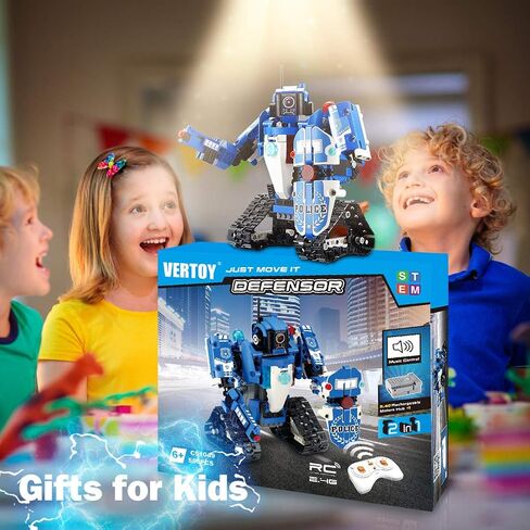 VERTOY Remote Control building Kits, STEM Toys for boys/Girls 6-12 Year Old, Educational Construction Set for Pickup Truck or Racing Car Model, best birthday Gifts for Kids Age 6 7 8 9 10-12 in Kuwait