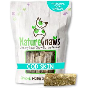 Nature Gnaws Sweet Potato Chips for Dogs - Single Ingredient Natural Dog Chew Treats - 12 oz