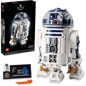 LEGO Star Wars R2-D2 75308 Droid Building Set for Adults, Collectible Display Model with Luke Skywalker’s Lightsaber, Great Birthday for Husbands, Wives, Any Star Wars Fans