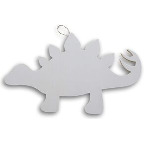 stegosaurus dinosaur على شكل خشب لافتة لوحة - 15 بوصة × 9 بوصات