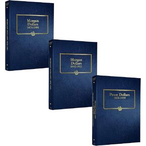 Whitman US Morgan and Peace Dollar Album Set 1878-1935#9128 and #9129 and #9130