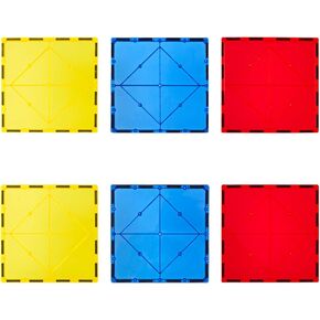 Gemmicc Magnetic Tiles, Deluxe 136 PCS Building Blocks Magnet Toys for Kids,3D Magnet Puzzles Stacking Blocks for Boys Girls,Huge Set with 2 Cars