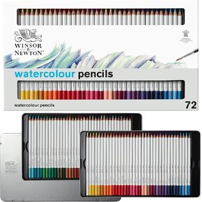 Winsor & Newton Studio Collection Watercolour Pencil Set, 72 Piece