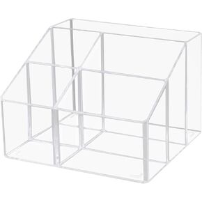 Acrylic Desk Organizers, Clear Pen Holder and Pencil Holder Display Stand for Office, School and Home