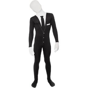 Morphsuits Slenderman Costume for Kids, Slender Man Costume, Scary Halloween Costumes for Kids, The Rake Costume Kids