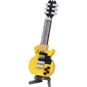 nanoblock - Instruments - Electric Guitar Pastel Blue, Collection Series Building Kit