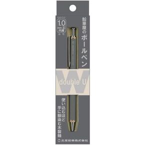 Kitaboshi 0.7mm Mechanical Pencil, Wooden Barrel, #0 2B, Black Lead, Adzuki Red (Burgundy), 1ea (W07-600AZ) in Saudi Arabia