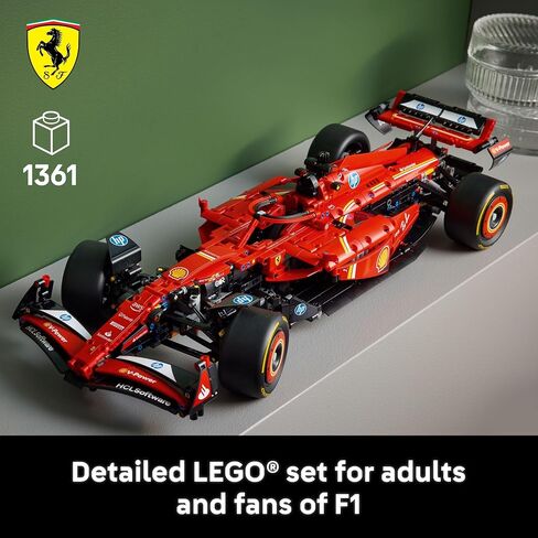 LEGO Technic Ferrari SF-24 F1 Model Car Kit - Building Set for Adults, Ages 18+ with Realistic Features - Ferrari F1 DIY Craft for Display - Gift Idea for F1 Fans - 42207 in Saudi Arabia