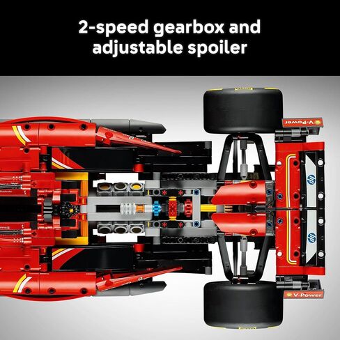 LEGO Technic Ferrari SF-24 F1 Model Car Kit - Building Set for Adults, Ages 18+ with Realistic Features - Ferrari F1 DIY Craft for Display - Gift Idea for F1 Fans - 42207 in Saudi Arabia