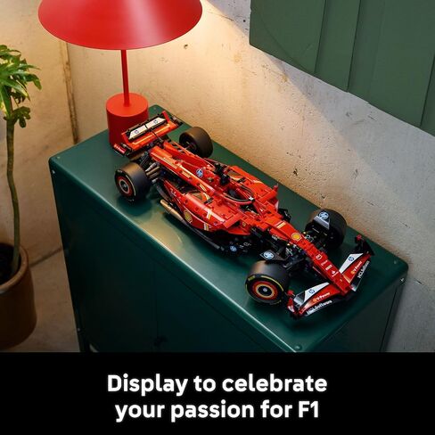 LEGO Technic Ferrari SF-24 F1 Model Car Kit - Building Set for Adults, Ages 18+ with Realistic Features - Ferrari F1 DIY Craft for Display - Gift Idea for F1 Fans - 42207 in Saudi Arabia