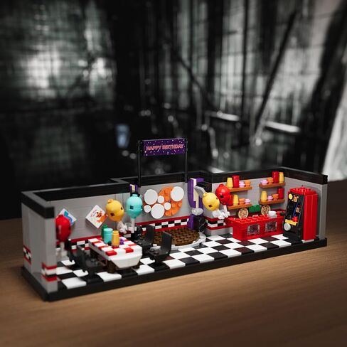 Five Nights Halloween FNAF Pizzeria Stage Building Blocks Set, Classic Horror Game Security Breach Creative Festival Bricks Kit Toys Gifts Merch,Suitable for Fans Friends Kids in Saudi Arabia