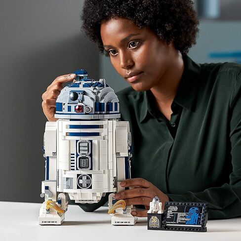 Lego Star Wars R2-D2 75308 مجموعة Droid Cuilder للبالغين ، نموذج عرض قابل للتحصيل مع Luke Skywalker’s Lightsaber ، عيد ميلاد رائع للأزواج والزوجات وأي عشاق حرب النجوم in Saudi Arabia