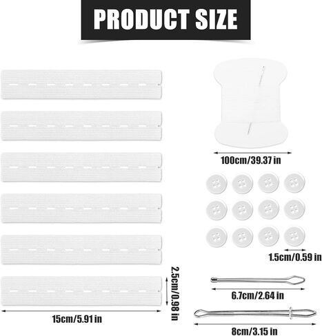 6pcs Pant Waist Tightener, Adjustable Waistband Tightener Elastic Waist Extenders Jean Waist Tightener for Pregnancy in Saudi Arabia