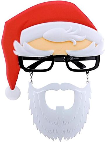 Sun-Staches Holiday Dress Up Sunglasses | Favorite Christmas Characters | Holiday Santa UV 400 Shades | One Size Fits Most in Saudi Arabia