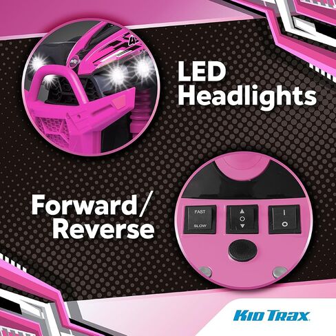 Kid Trax 12V Electric ATV - Boys and Girls Ride On Toys, Indoor/Outdoor Quad Four Wheelers, ATV Ride On, Kids' Electric Vehicle, ATV Car Vehicle w/Led Headlight, Max Weight 77 lb, Ages 3-8, Blue in Saudi Arabia
