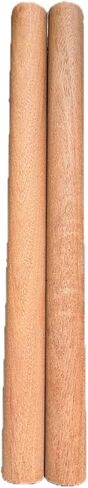 Mahogany Dowels Round Wooden Dowel Rods - Unfinished Hardwood Sticks - 1" by 12" for Crafts Sanded Smooth (1) in Saudi Arabia