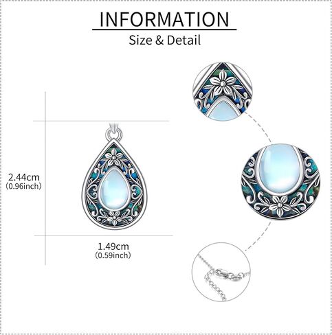 URONE Mustard Seed Necklace Sterling Silver Mustard Seed Faith Flower Pendant Necklace Christian Jewelry Gifts for Women in Kuwait