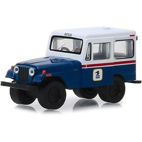 1971 DJ-5 Blue and White Hobby Exclusive 1/64 Diecast Model Car by Greenlight 29998