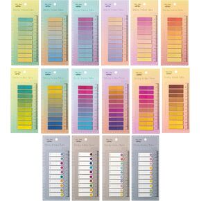 Mr. Pen- Colorful Sticky Tabs, 1600 Pcs, Transparent Page Markers, Annotating Book Tabs
