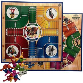 PARQUES MAGNETICO Colombiano-50 x 50 cm-Plegable- Doble Cara - de 4 y 6 jugadores - Colombian Parques Board Game, Parcheesi Board Game, Parchis, Ludo - Colombia - Adult Game