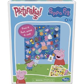 Hasbro Gaming Pictureka! Junior Peppa Pig Picture Game, Fun Board Game for Preschoolers, for 4 Year Olds and Up, No Reading Required