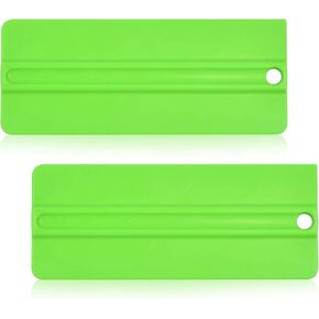 Ahchay 5 بوصة Craft Vinyl Squeegee Lime Squeegee لمكشفية ، HTV ، الفينيل ، شارات ، تطبيق ملصق ، حزمة 2