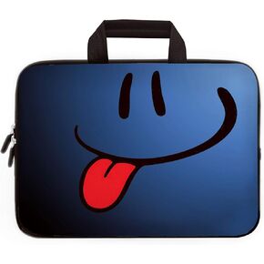 11" 11.6" 12" 12.1" 12.5 Inch Laptop Carrying Bag Case Notebook Ultrabook Bag Tablet Cover Neoprene Sleeve Briefcase Bag Compatible with Samsung Google Acer HP DELL Asus (Blue Tongue)