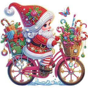 طقم اللوحة الفنية الماس عيد الميلاد ، 5D DIY Bear Christmas ، شكل خاص Crystal Diamond Partial Diamond Art Art Art Mosaic ، لوحة فنية جدار لغرفة النوم ، المكتب ، غرفة المعيشة جدار ديكور هدية in Kuwait