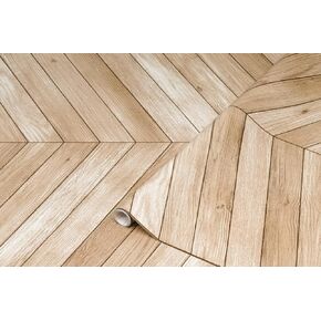 D-C-Fix Peel and Stick Contact Contact Chevron Wood Grain Film-Doysive Film مقاوم للماء وخلفية قابلة للإزالة فينيل مزخرف للمطبخ ، كونترتوب ، خزائن 26.5 "× 78.7"