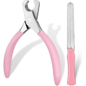 Dog Nail Clippers for Large Dogs Professional Pet Grooming Clippers for Dogs Cats, Sharp Wide Opening Medium Small Cat Claw Trimmer with Comfort Non-Slip Handle and Nail File