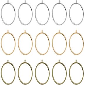 إطارات مفتوحة للراتنج ، معلقات إطار مجوفة مفتوحة في الإطار الخلفي لإصدار المجوهرات لصنع الإمدادات DIY in Kuwait