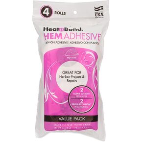HeatnBond Hem Iron-On Adhesive, Variety Pack, Regular and Super Weight