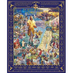 White Mountain Puzzles Healings of Jesus, 1000 Piece Jigsaw Puzzle