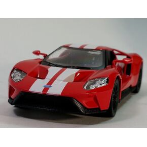 Kinsmart 2017 Ford GT Hardtop Red 1:38 Scale 5 "Die Cast Metal Model Toy Super Sports Car