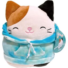 Squishmallows Hoodie Animal Squad Plush Toy (8" Cam The Cat)