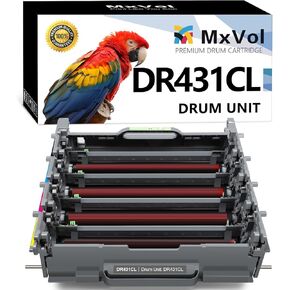 MxVol DR431CL Drum Unit Replacement for Brother Printer MFC-L8900CDW HL-L8360CDW MFC-L8610CDW HL-L8260CDW MFC-L9570CDW Drum DR-431CL, 30000 Page Yield (NO Toner)
