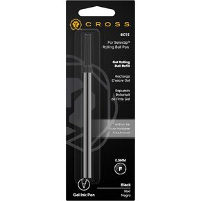 Cross Selectip Gel Rollerball Pen Refill, Fine Point, Black, 1-Pack (8015)