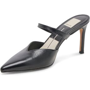 Dolce Vita Women's KANIKA Heeled Sandal, FRENCH VANILLA CRINKLE PATENT, 6.5