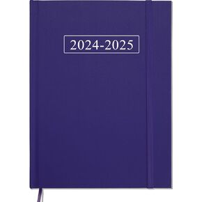 2024-2025 Planner - Weekly & Monthly Planner from July 2024 to June 2025, Academic Planner 2024-2025 with Inner Pocket, Elastic Band, Hard Cover, Perfect Daily Organizer, 5.8'' × 8.3'', Black