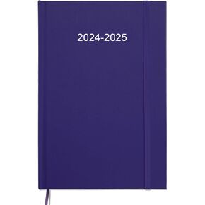 2024-2025 مخطط-8.5 '' × 11 '' مخطط أسبوعي من يوليو 2024 إلى يونيو 2025 ، مخطط أسبوعي وشهري 2024-2025 مع غطاء القماش ، ورق متميز ، منظم يومي مثالي ، بلو