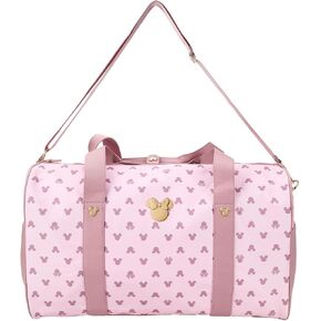 Disney Stitch & Angel 18" Pink Duffle Bag