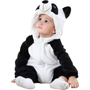 CuteOn Toddler Halloween Costume Onesie Cosplay Romper Christmas Infants Baby Costume Panda 3Months-4Years