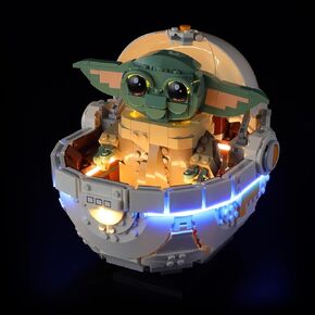 BRIKSMAX 2.0 Light Kit for Lego-75403 Grogu with Hover Pram -Innovative Led Lighting Kit Compatible with Lego Star Wars Building Set - Not Included Lego Set
