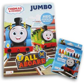 Show-Offs Thomas Coloring and Activity Book with Character Themed Crayons