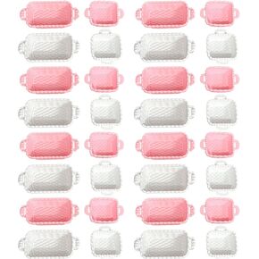 Miniature Dollhouse Food Baskets Bread Basket Fruit Basket Shopping Baskets,1:12 Dollhouse Decoration Accessories,32Pcs