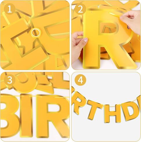 Orange Happy Birthday Banner - Party Birthday Sign Decorations Indoor Outdoor Backyard Backdrop Decorations Supplies Birthday Banner Suitable For Women and Girls Party Supplies in Saudi Arabia