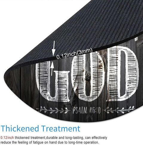 Mouse Pad, Be Still and Know That I am God - Psalm 46:10 Mouse Pad, Mouse Mat Round Mouse Pad Non-Slip Rubber Base Round Mousepad for Laptop PC Office 7.9×7.9×0.12 inches in Saudi Arabia