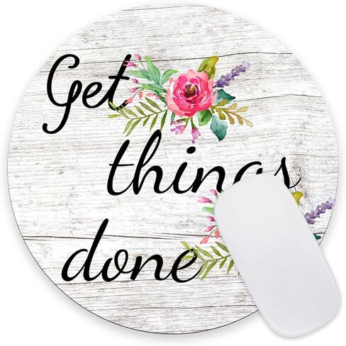 Mouse Pad, Be Still and Know That I am God - Psalm 46:10 Mouse Pad, Mouse Mat Round Mouse Pad Non-Slip Rubber Base Round Mousepad for Laptop PC Office 7.9×7.9×0.12 inches in Saudi Arabia